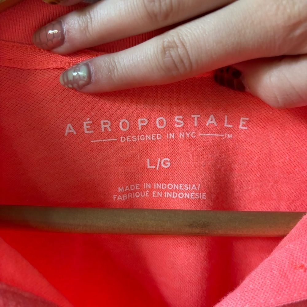Aeropostale Coral Polo Shirt - Picture 3 of 10